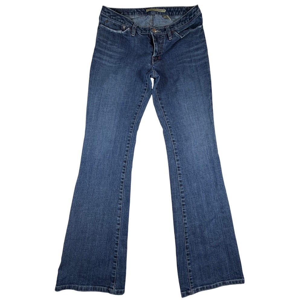 Sergio Valente Womens Low Rise Flare Jeans Blue Medium Wash Denim Size 29 Y2K